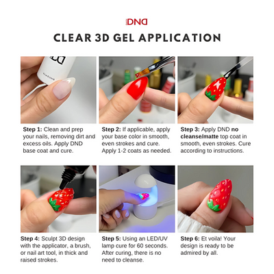 DND Rhinestone Adhesive Gel - No Cleanse