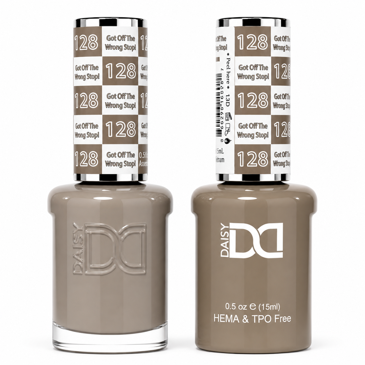 DND HEMA & TPO FREE Gel Polish Duo - 128 Got Off the Wrong Stop!