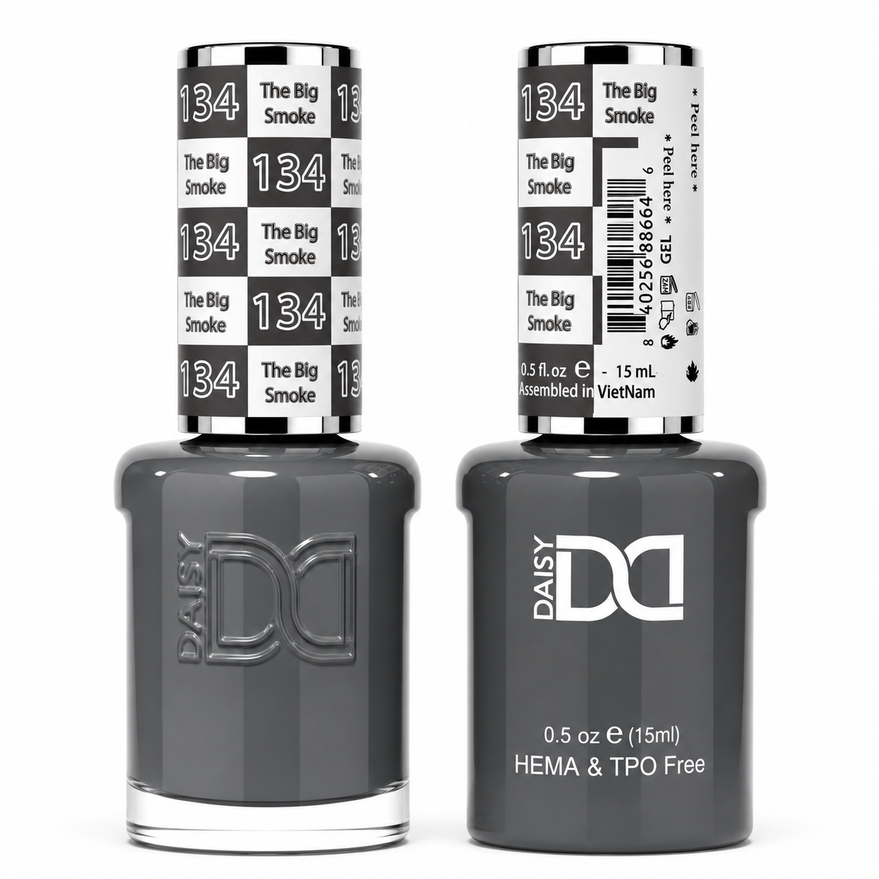 DND HEMA & TPO FREE Gel Polish Duo - 134 The Big Smoke