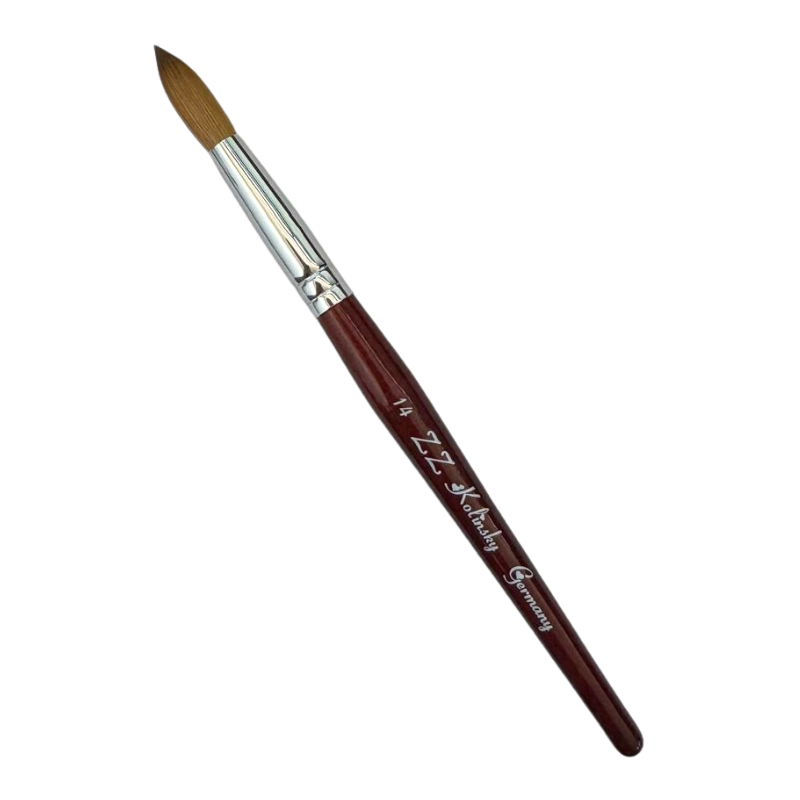 Size 14 ZZ Kolinsky Acrylic Brush 