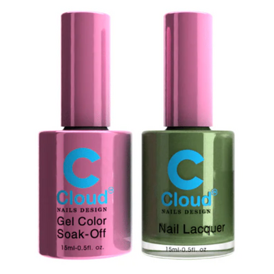 hands wearing 145 Cloud Hawaii 4-in-1 Gel & Polish Duo by Chisel