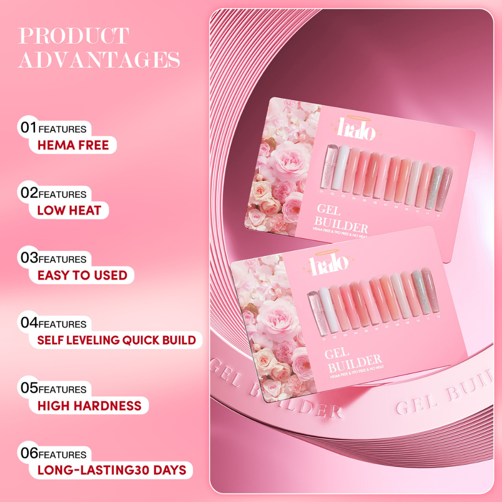 Halo Builder Gel 1oz - 04 Rosey Cheeks