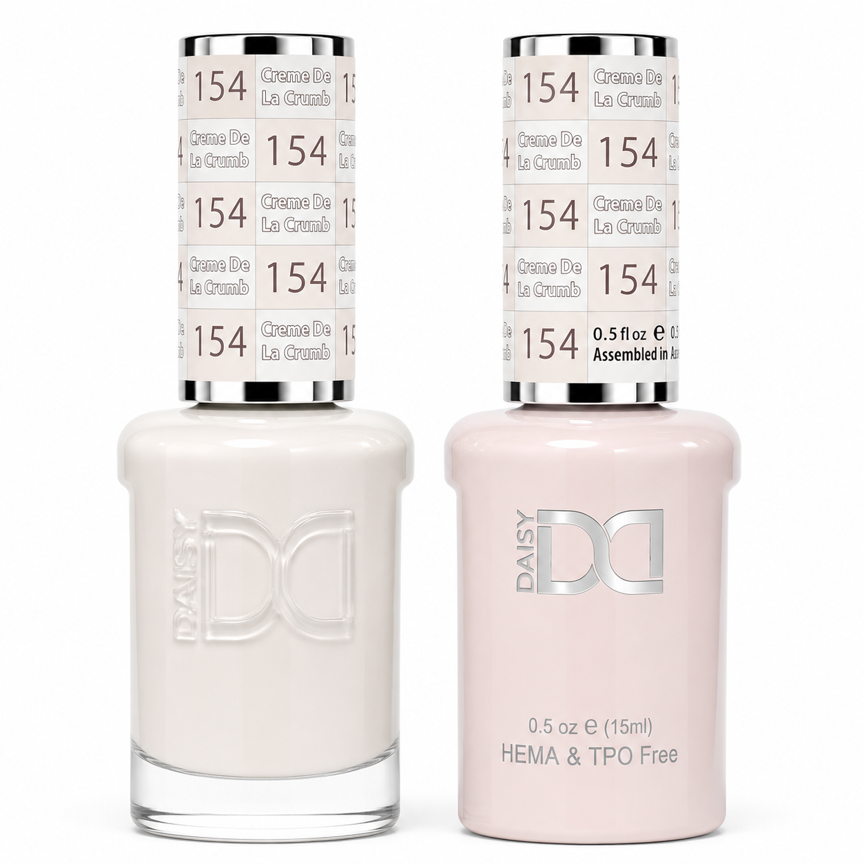 DND HEMA & TPO FREE Gel Polish Duo - 154 Creme de la Crumb