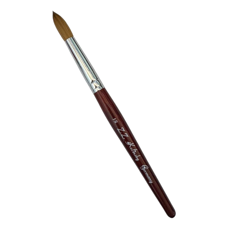 Size 18 ZZ Kolinsky Acrylic Brush 