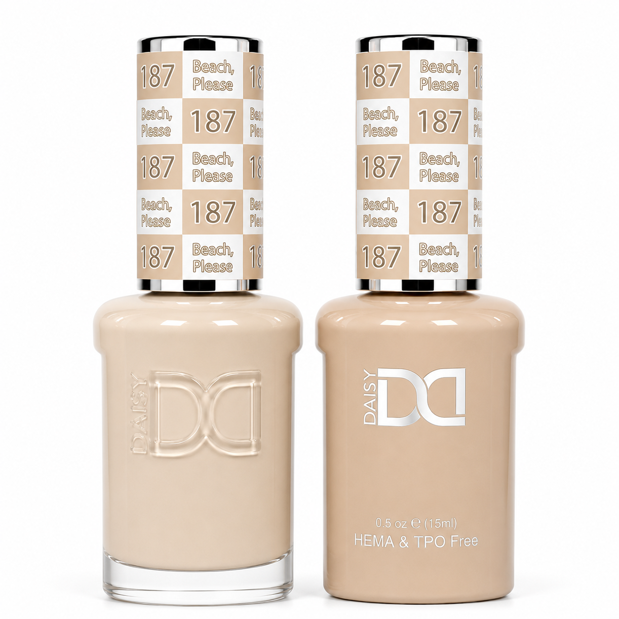 DND HEMA & TPO FREE Gel Polish Duo - 187 Beach, Please