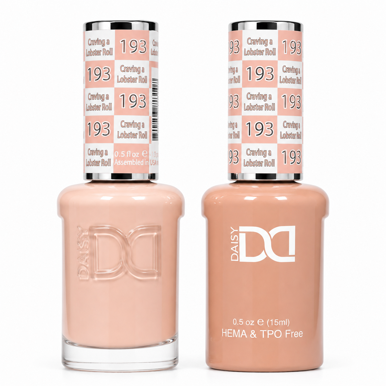 DND HEMA & TPO FREE Gel Polish Duo - 193 Craving a Lobster Roll