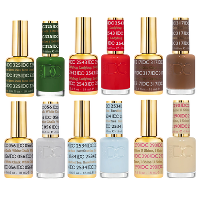 DND DC Gel & Polish 6pc Bundle - Santa Baby