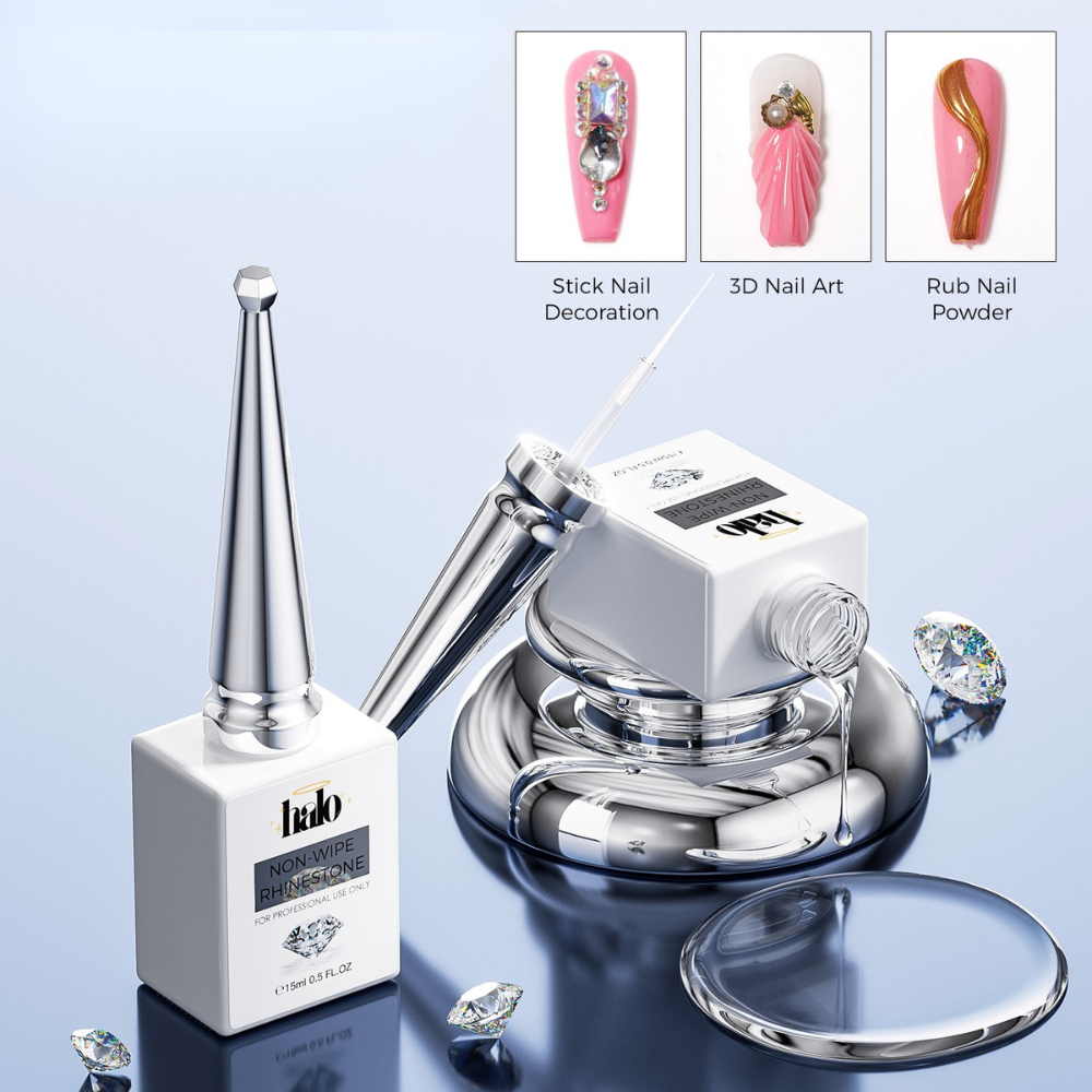 Halo Non Wipe Rhinestone Gel