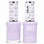DND 203 Seahorse Sensei HEMA and TPO Free Gel Polish Duo soft pastel lavender nail polish bottles.