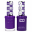 DND 218 Look At Me! HEMA and TPO Free Gel Polish Duo bold royal purple nail polish bottles.