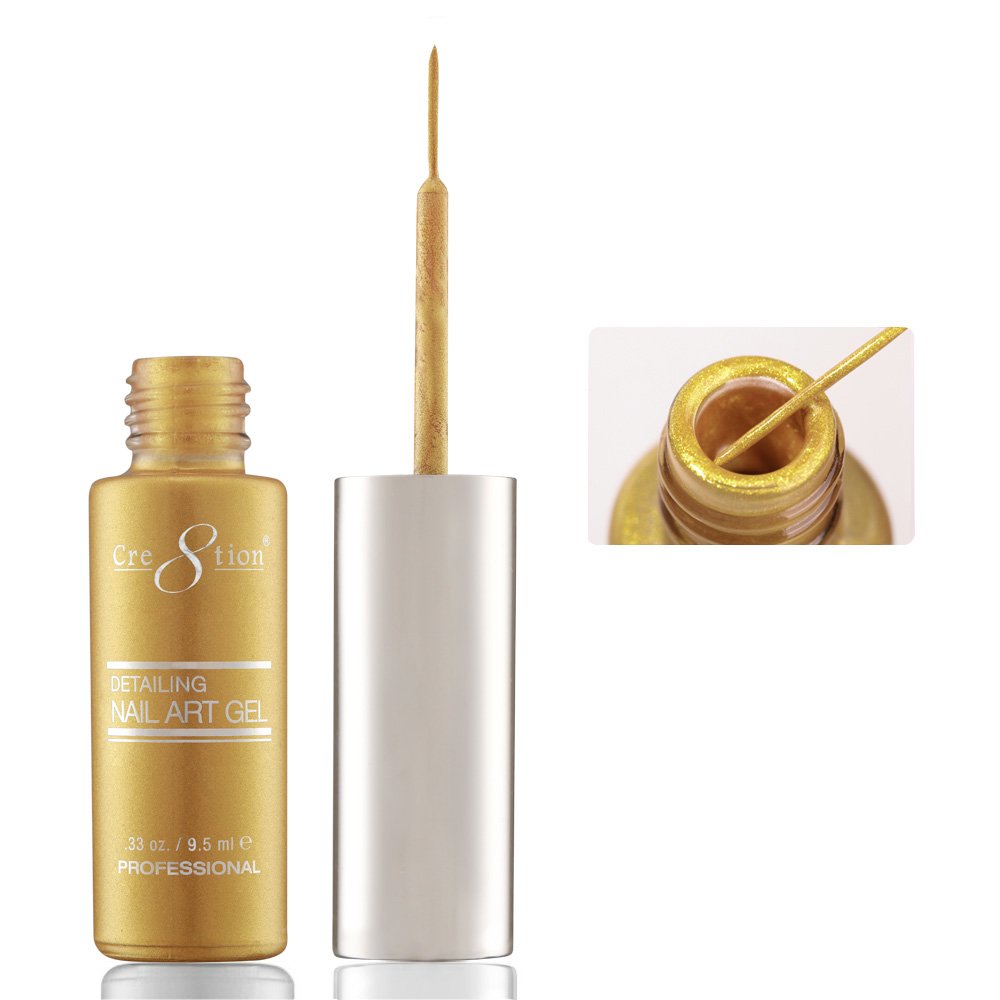 Cre8tion Striping Brush Gel - #22 Fine Gold