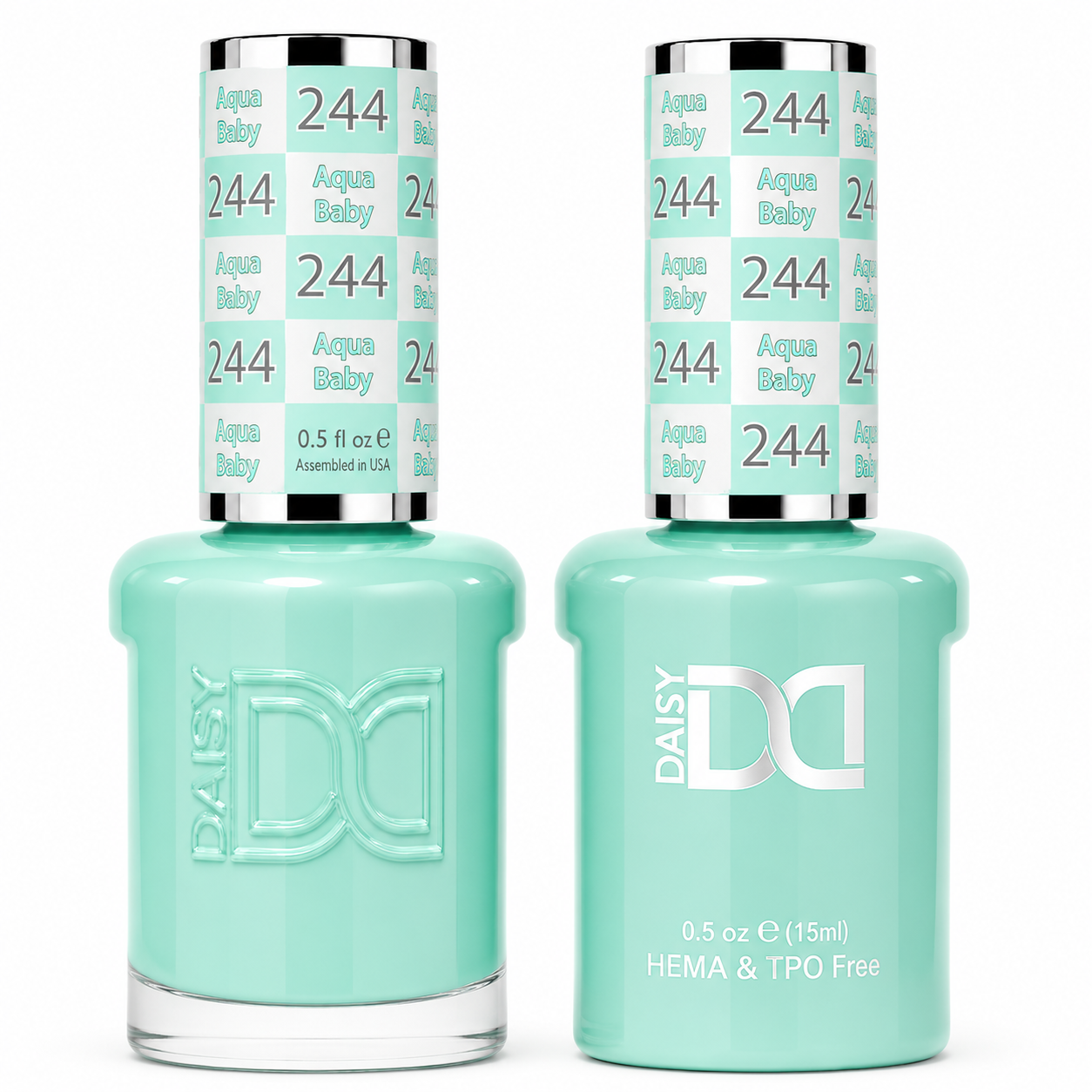 DND HEMA & TPO FREE Gel Polish Duo - 244 Aqua Baby