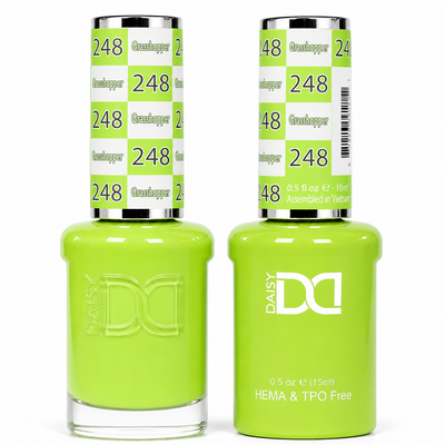 DND HEMA & TPO FREE Gel Polish Duo - 248 Grasshopper