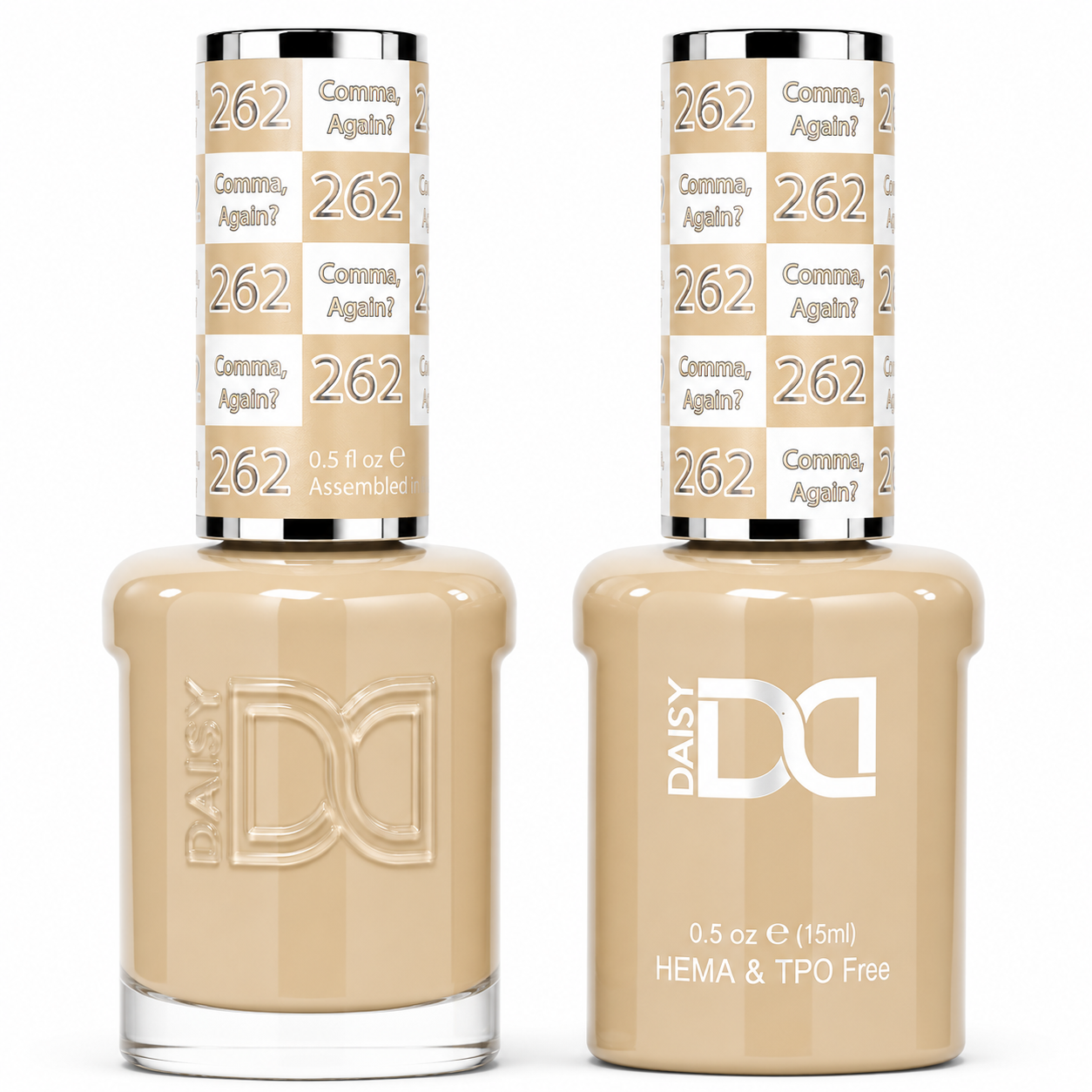 DND HEMA & TPO FREE Gel Polish Duo - 262 Comma, Again?
