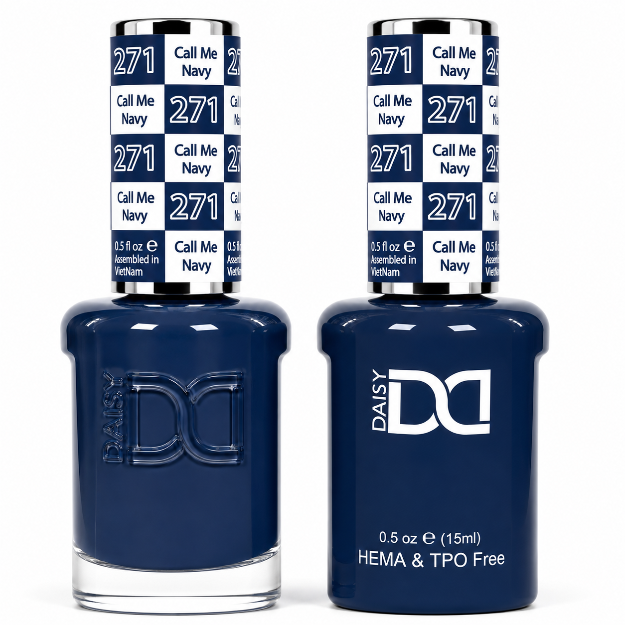 DND HEMA & TPO FREE Gel Polish Duo - 271 Call Me Navy