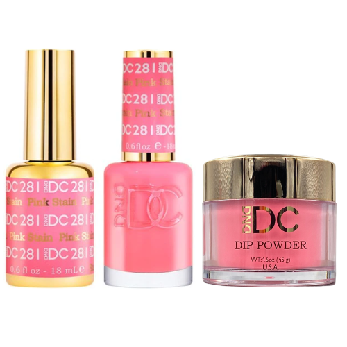 281 Pink Stain Trio By DND DC