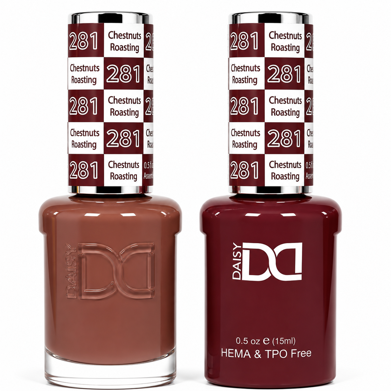 DND HEMA & TPO FREE Gel Polish Duo - 281 Chestnuts Roasting