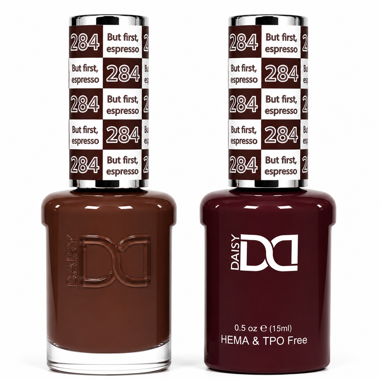 DND HEMA & TPO FREE Gel Polish Duo - 284 But First, Espresso