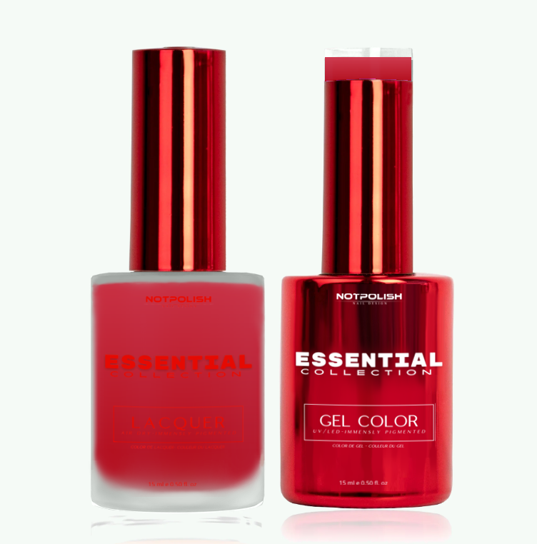 Notpolish Essential Duo - ESS029 Crimson