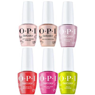 OPI x Hello Kitty 50th Anniversary Gel Polish Collection 6pc