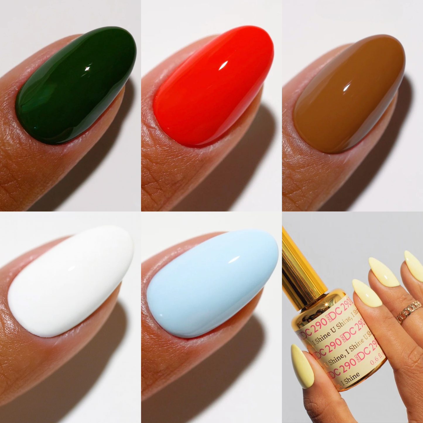 DND DC Gel & Polish 6pc Bundle - Santa Baby