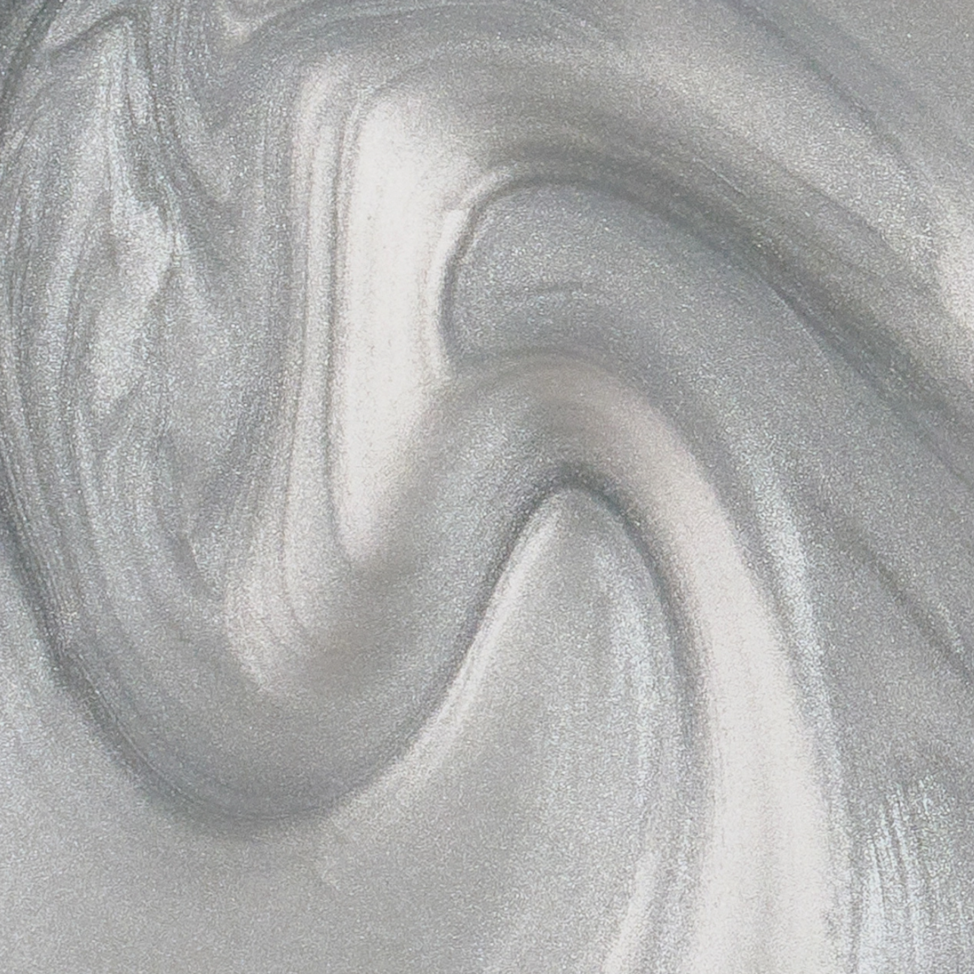 swatch of Apres Silver Screen Silk Cover Metallic Liquid Chrome