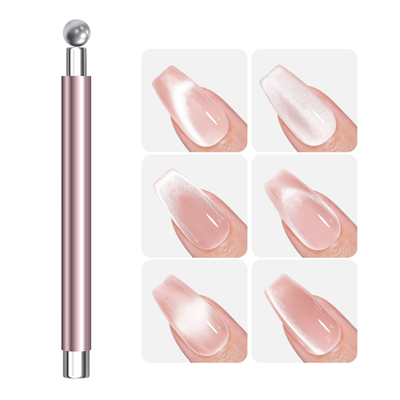 3-in-1 Cat Eye Round Magnet Wand - Pink