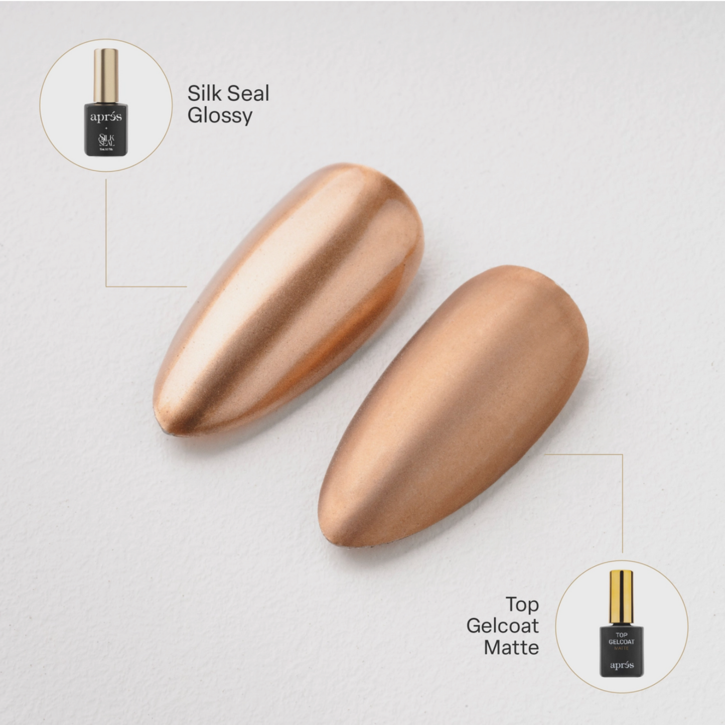 Apres To The Academy Silk Cover with glossy and matte top