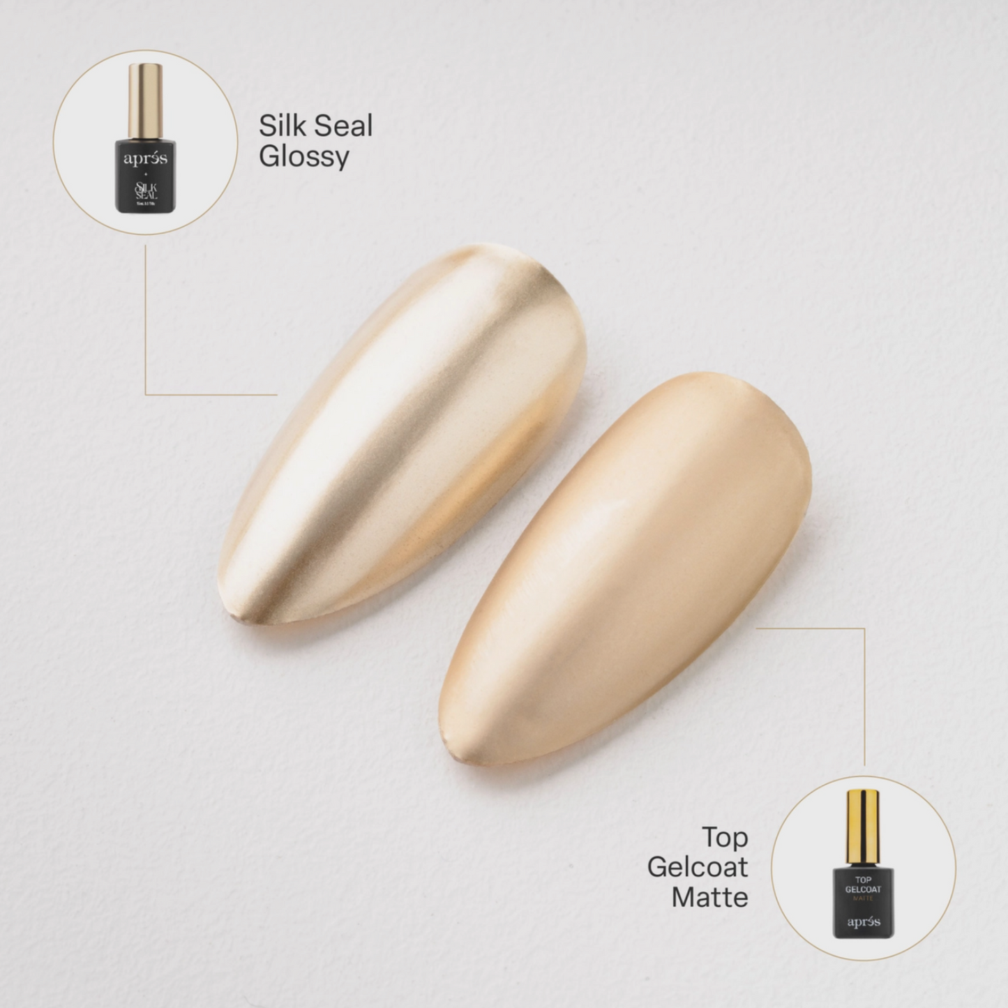 Apres Silk Cover 15ml - 807 Champagne, Darling