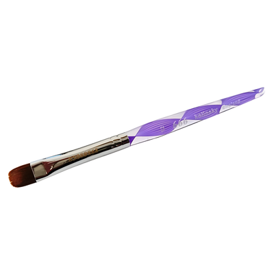 666 Purple Spiral French Brush