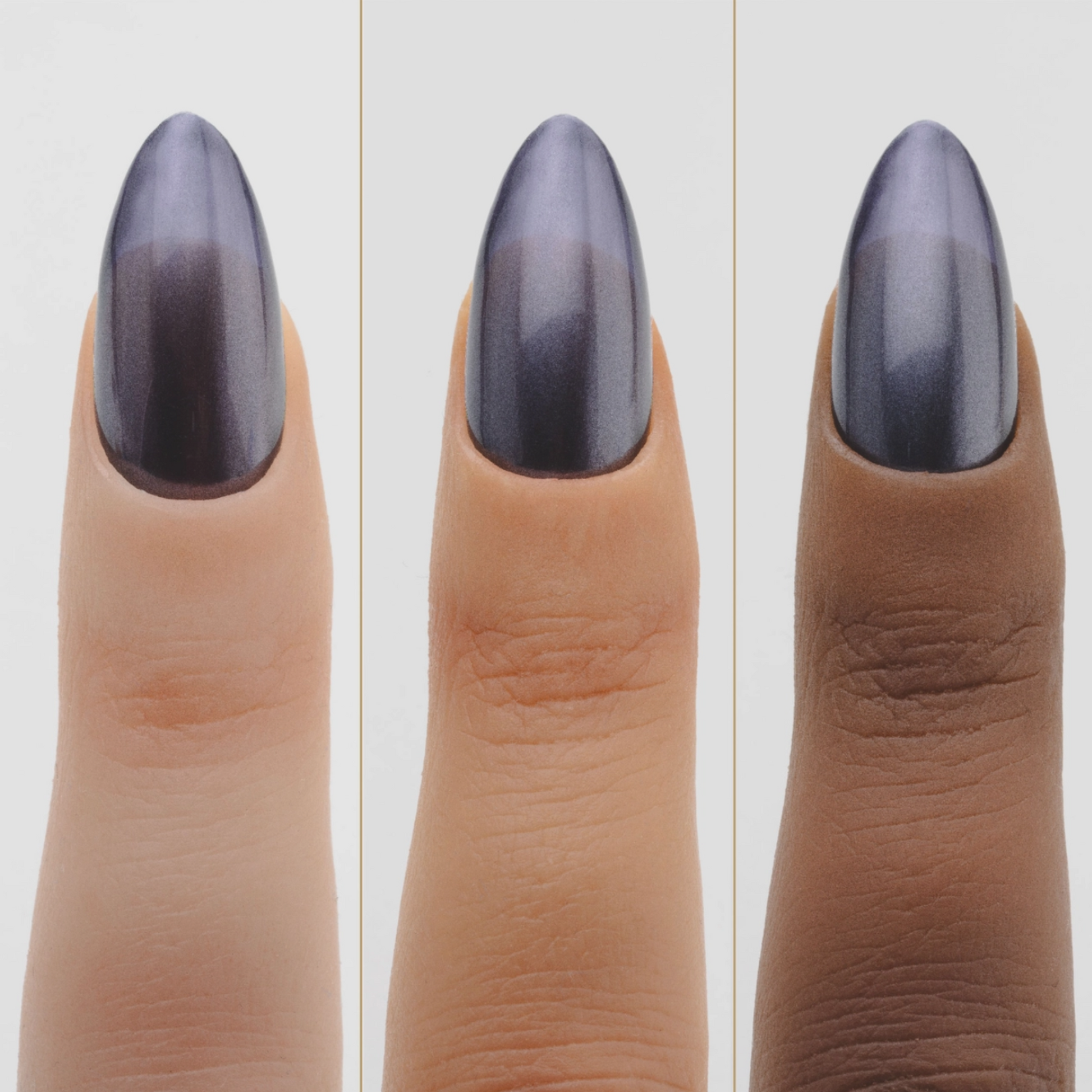 hands wearing Apres 802 Film Noir Silk Cover