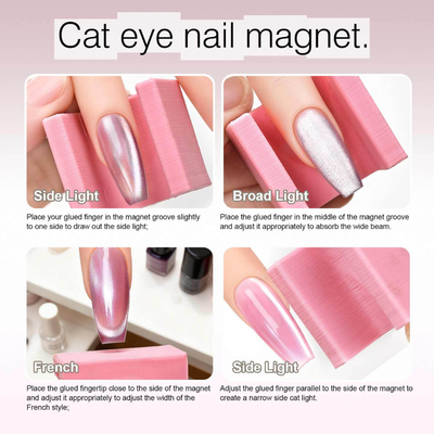 5D Cat Eye Magnet Tool - White info