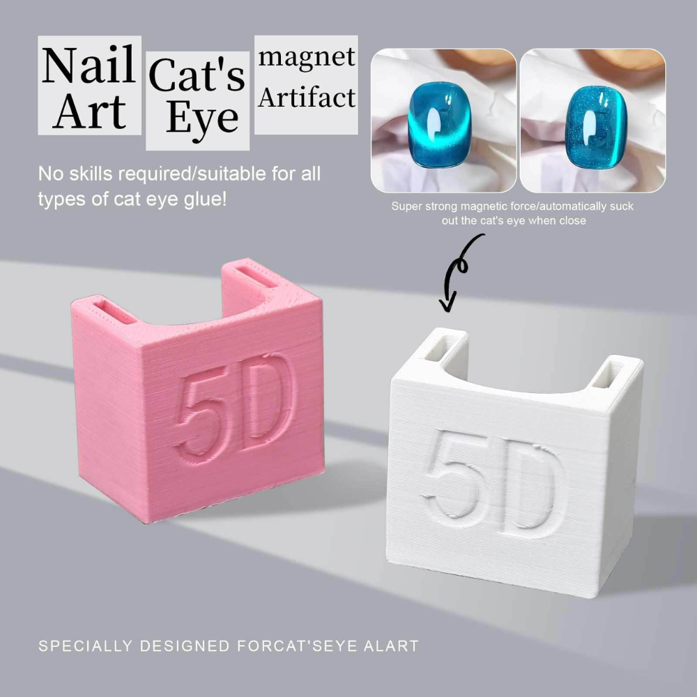 5D Cat Eye Magnet Tool - White info 2