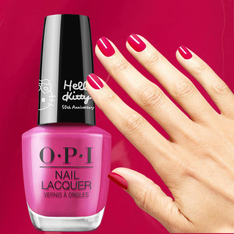 hands wearing HK05 Follow Your Heart by OPI