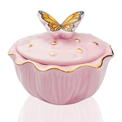 Butterfly Dappen Dish Pink