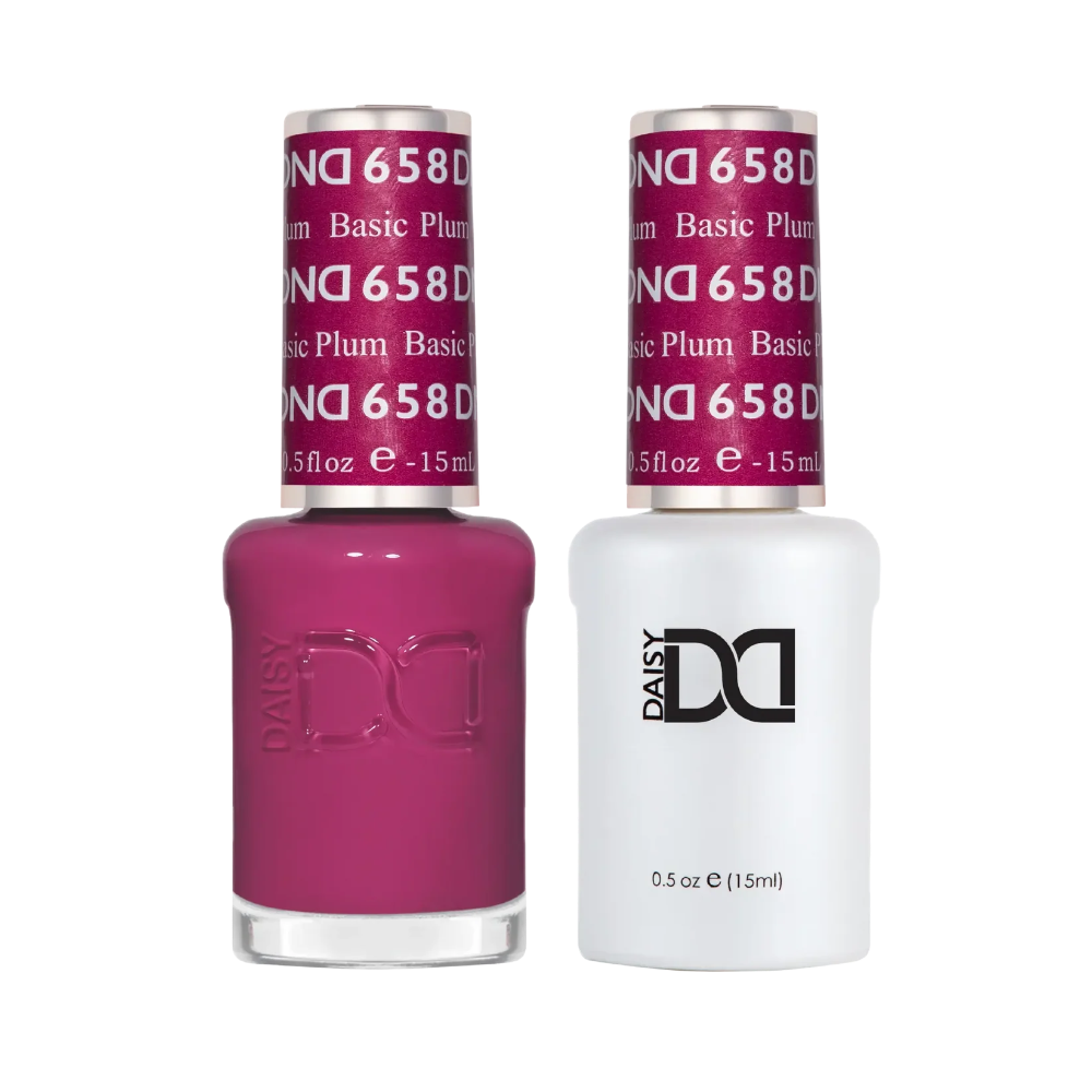 DND Duo Basic Plum gel polish 658