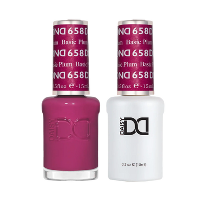 DND Duo Basic Plum gel polish 658