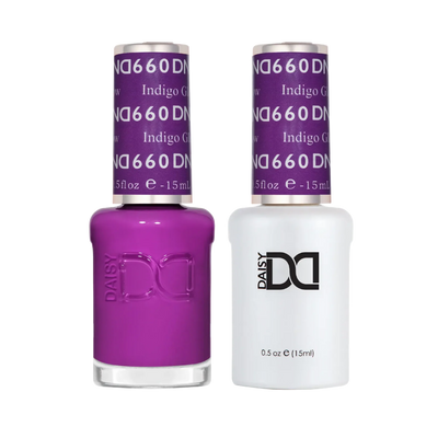 DND Duo gel polish 660 Indigo Glow