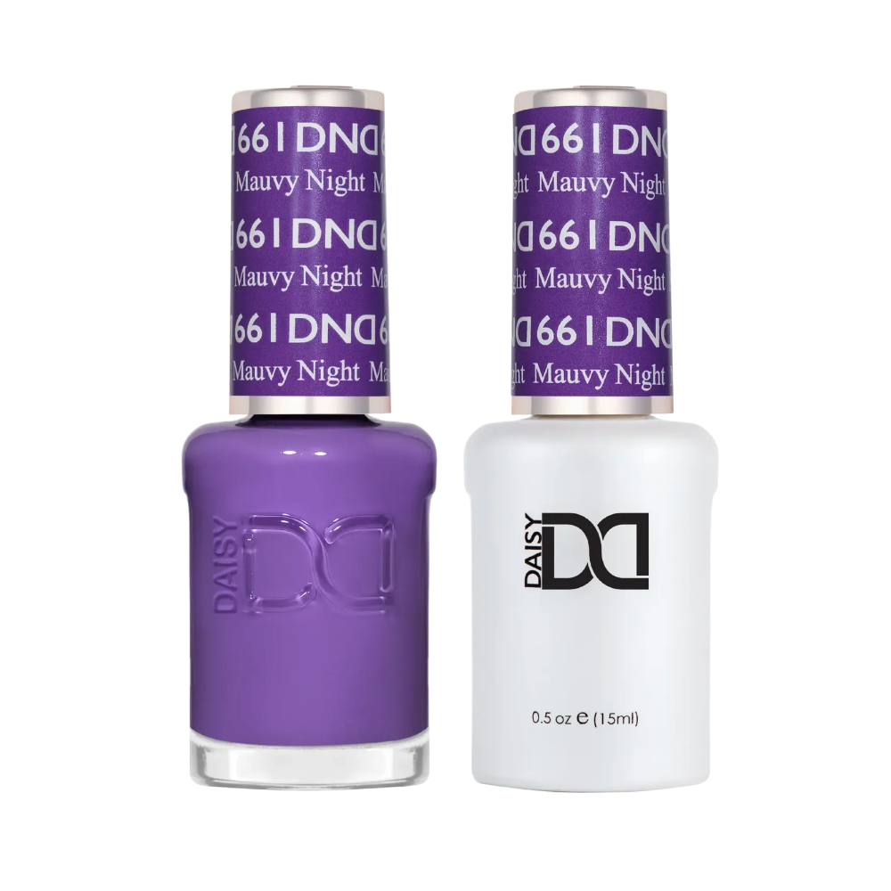 DND Duo gel polish 661 Mauvy Night