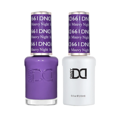 DND Duo gel polish 661 Mauvy Night