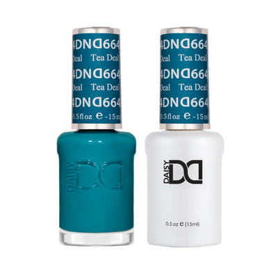 DND Duo gel polish 664 Teal Deal