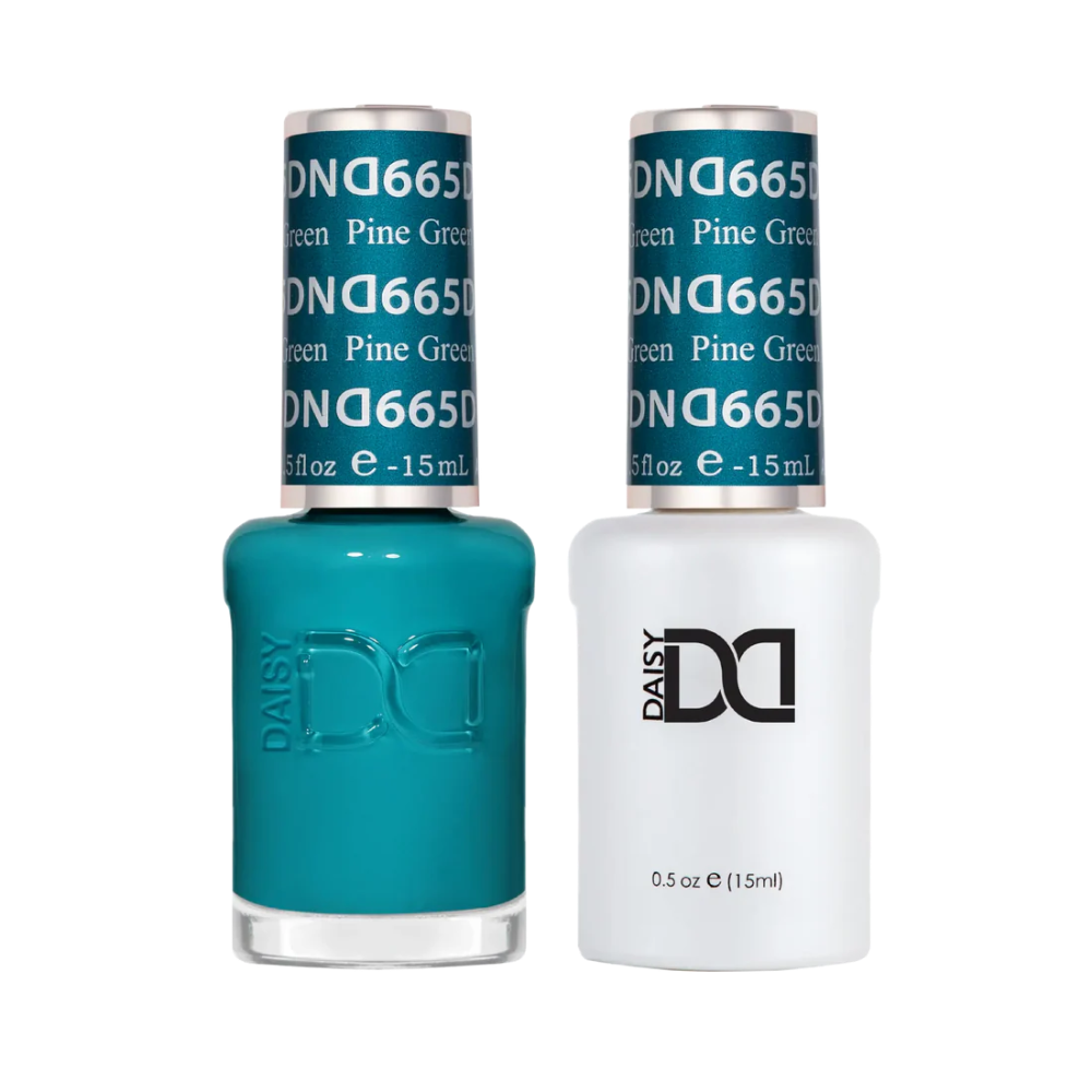 DND Duo gel polish 665 Pine Green