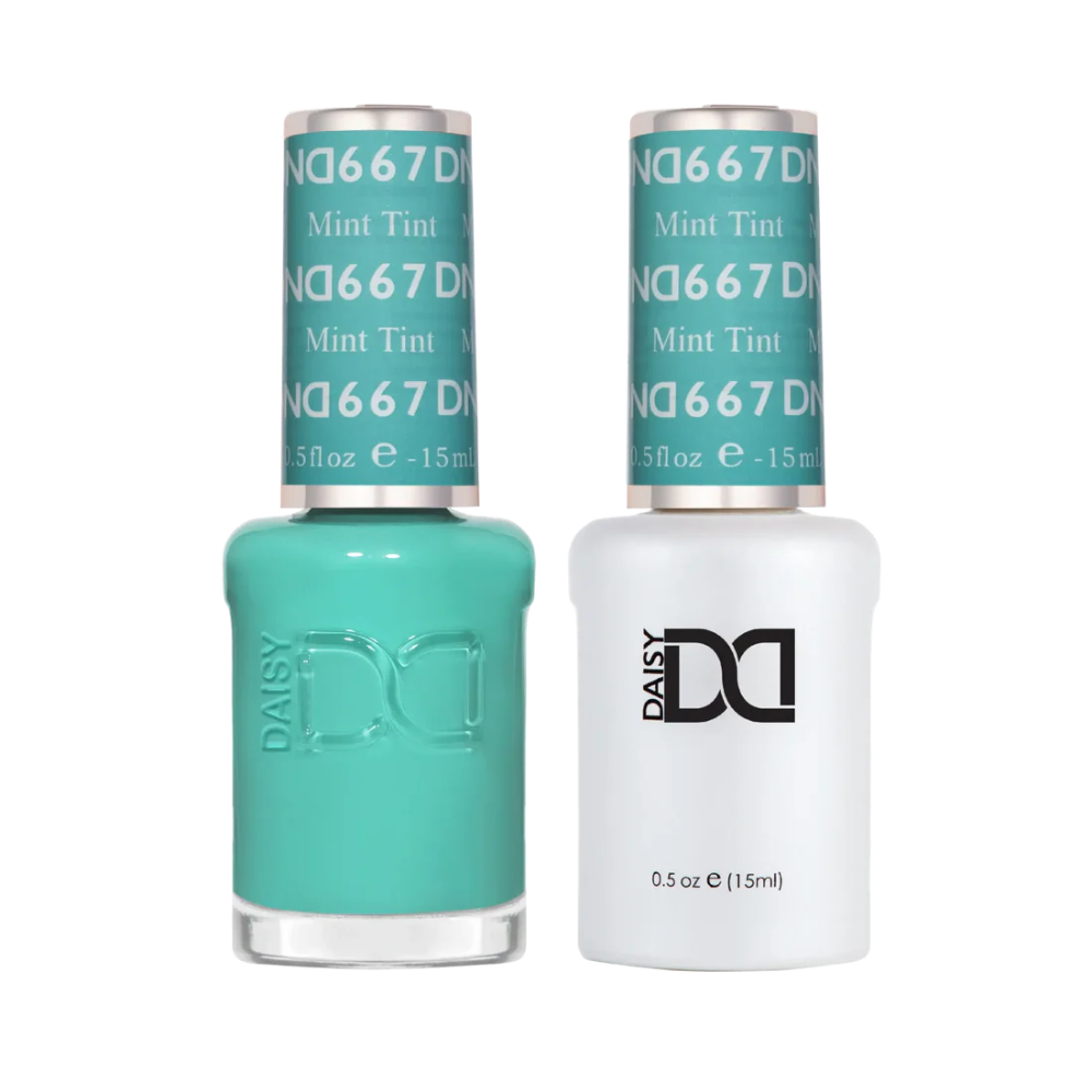 DND Duo gel polish 667 Mint Tint