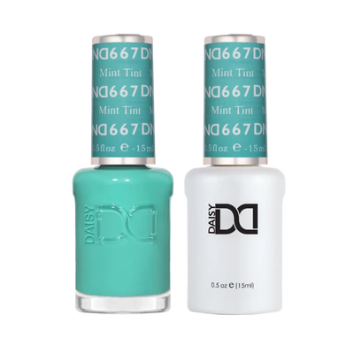 DND Duo gel polish 667 Mint Tint
