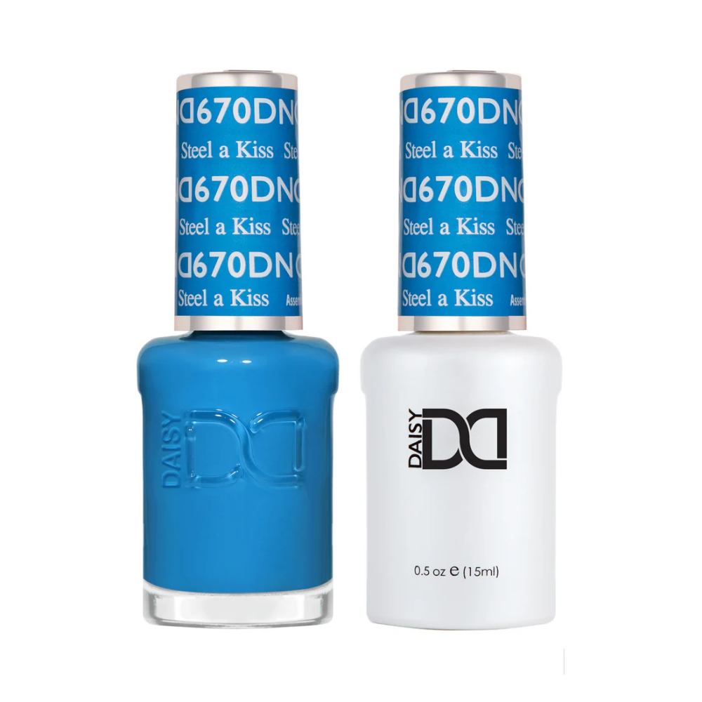 DND Duo gel polish 670 Steel a Kiss 