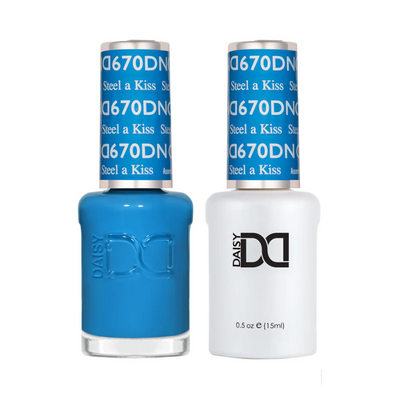 DND Duo gel polish 670 Steel a Kiss 