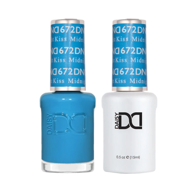 DND Duo gel polish 672 Midnight Kiss