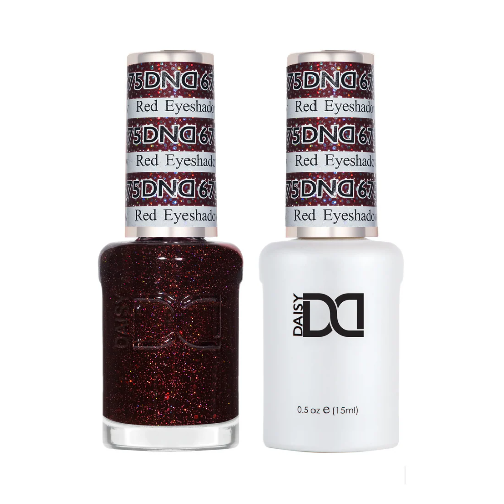 DND Duo gel polish 675 Red Eyeshadow