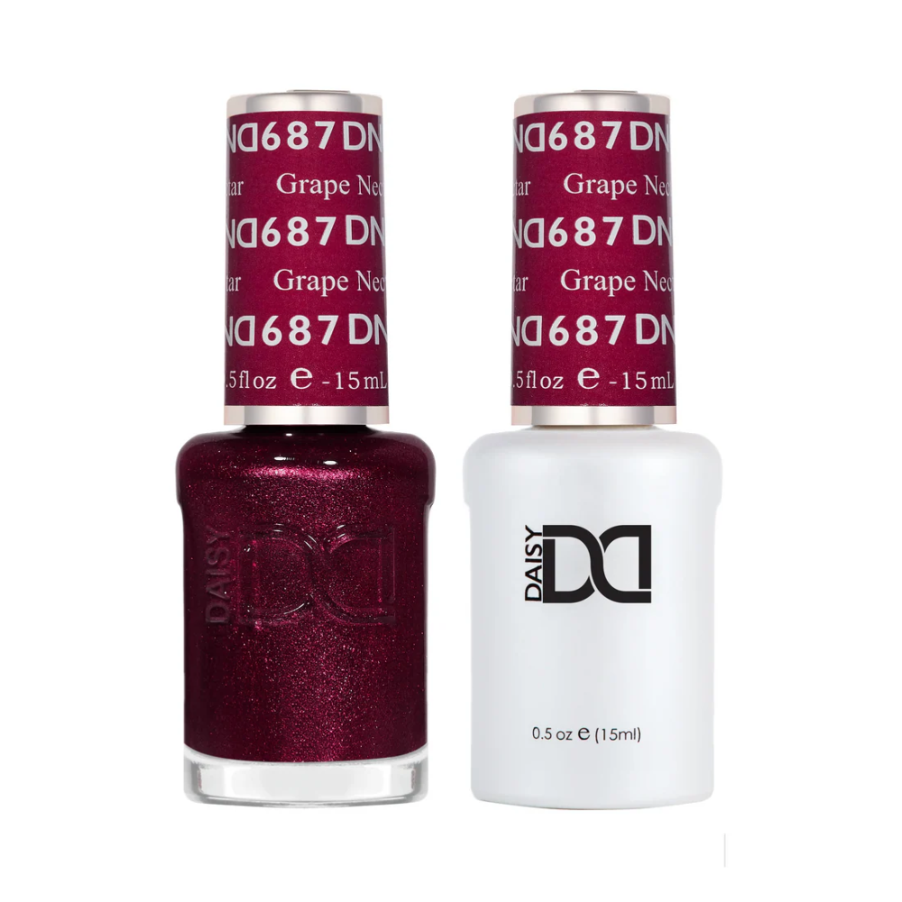 DND Duo gel polish 687 Grape Nectar