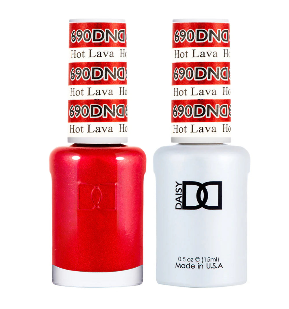 DND Duo gel polish 690 Hot Lava